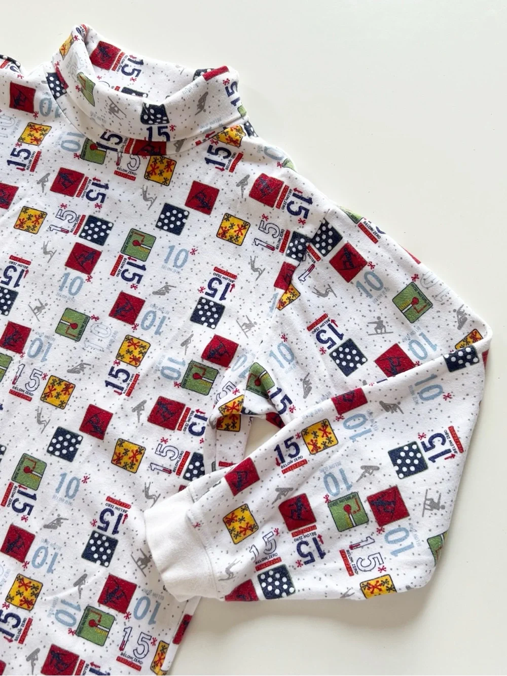 Vintage Gymboree 2001 Y2K Ski Below Zero Turtleneck Shirt | Size 7